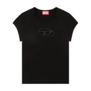 Diesel Svarta T-shirts och Polos Black, Dam