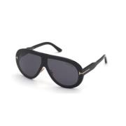 Tom Ford Stilren Solglasögon i Klassisk Svart Black, Unisex