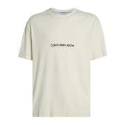 Calvin Klein Jeans Square Frequency T-shirt White, Herr