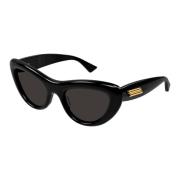 Bottega Veneta Bv1282S 001 Sunglasses Black, Dam