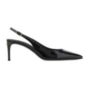 Dolce & Gabbana Klassiska svarta läderpumps Black, Dam