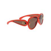 Loewe Stiliga Solglasögon för Soliga Dagar Red, Dam