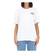 Moschino Vit T-shirt Och Polo White, Dam