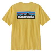 Patagonia Logot-shirt Yellow, Herr