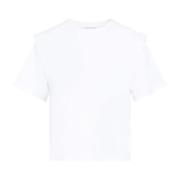 Isabel Marant Zelitos Vit T-shirt White, Dam