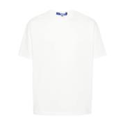 Junya Watanabe Vita T-shirts och Polos med Sidslitsar White, Herr