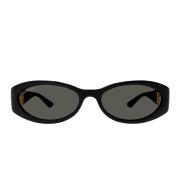 Gucci Vintage Mandelformade Solglasögon Black, Unisex