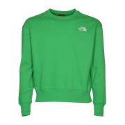 The North Face Essential Crew Sweaters Green, Herr