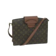 Louis Vuitton Vintage Pre-owned Canvas louis-vuitton-vskor Brown, Dam