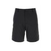 Valentino Svarta Nylon Shorts Ss22 Black, Herr