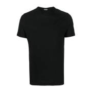 Zanone Klassisk T-shirt för män Black, Herr