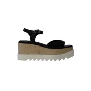 Stella McCartney Pre-owned Pre-owned Tyg sandaler Black, Dam