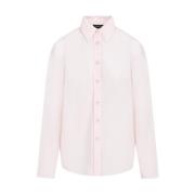 Fabiana Filippi Pink Peony Cotton Shirt Pink, Dam