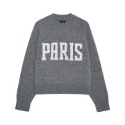 Anine Bing Kendrick Sweater - University Paris Gray, Dam