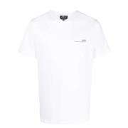 A.p.c. Vit Man T-Shirt White, Herr