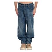 Evisu Mås Broderade Jeans Blue, Herr