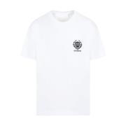 Givenchy Vit Bomull Avslappnad Kortärmad T-shirt White, Herr