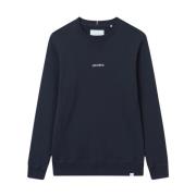 Les Deux Tricolore Lens Sweatshirt Blue, Herr