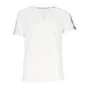 Moschino Vit Logot-shirt White, Herr
