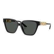 Versace Stiliga solglasögon mörkgrå ram Black, Dam