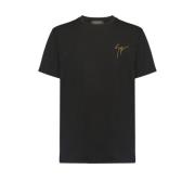 Giuseppe Zanotti Stiliga T-shirts för Män och Kvinnor Black, Herr