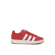 Adidas Originals Röda Mocka Sneakers med Logodetaljer Red, Herr