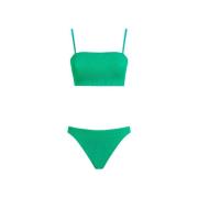Hunza G Emerald Green Bikini Badkläder Tillbehör Green, Dam