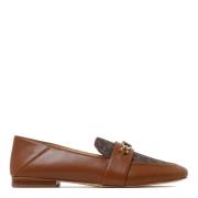 Michael Kors Bruna Läderloafers Brown, Dam