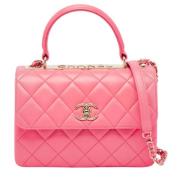 Chanel Vintage Pre-owned Laeder chanel-vskor Pink, Dam