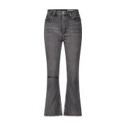 Rag & Bone Hög Midja Ankel Flare Jeans Gray, Dam