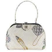 Chanel Vintage Pre-owned Canvas handvskor Multicolor, Dam