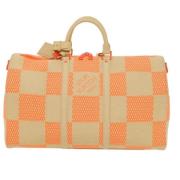 Louis Vuitton Vintage Pre-owned Canvas resvskor Orange, Dam