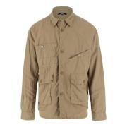 Junya Watanabe Beige Bomullsblandning Jacka med Fyra Fickor Beige, Her...