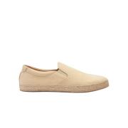 Scarosso Beige Nubuck Läder Espadriller Beige, Herr