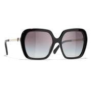 Chanel Ikoniska solglasögon - C622/S6 Black, Dam