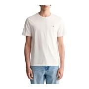 Gant Shield Kortärmad T-shirt White, Herr
