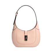 Guess Puderrosa Hobobag Maimie Axelväska Pink, Dam