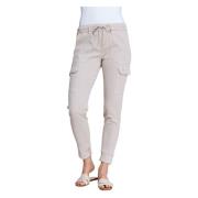 Zhrill Cord-Cargo trousers Daisey Beige Beige, Dam