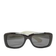 Yves Saint Laurent Vintage Pre-owned Acetat solglasgon Black, Dam