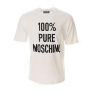 Moschino Kortärmad T-shirt White, Herr