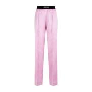 Tom Ford Silkesatin Pyjamasbyxor Pink, Dam