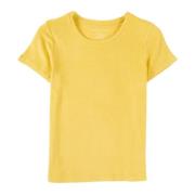 Majestic Filatures Mjuk Terry Rund Hals T-shirt Yellow, Dam