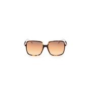 Tod's Stiliga solglasögon för kvinnor Brown, Unisex
