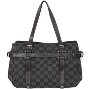 Loewe Pre-owned Pre-owned Canvas axelremsvskor Gray, Dam