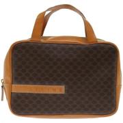 Celine Vintage Pre-owned Tyg handvskor Brown, Dam