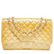 Chanel Vintage Pre-owned Laeder chanel-vskor Yellow, Dam