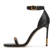 Cesare Gaspari Elegant High Heeled Sandals - Svart Black, Dam