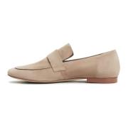 Cesare Gaspari Block Heeled Loafers - Beige Beige, Dam