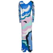 Emilio Pucci Pre-owned Pre-owned Tyg klnningar Multicolor, Dam