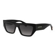 Lanvin Stiliga solglasögon med modell Lnv652S Black, Herr